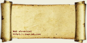 Hana Vujatović vizit kartica